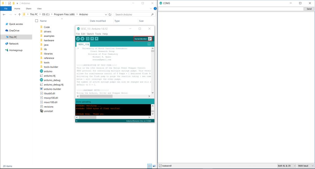 Connecting the Arduino | Chemistry & Biochemistry