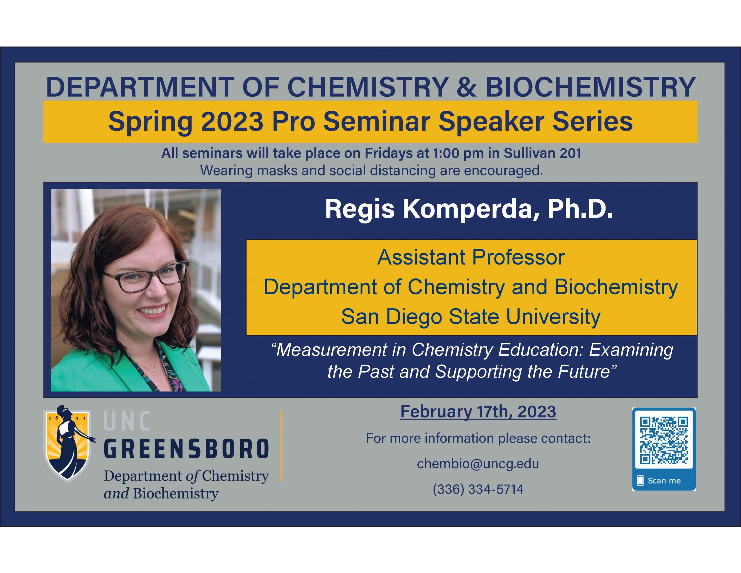 Featured Image for Dr. Regis Komperda gave a great talk about measurement in chemistry education!