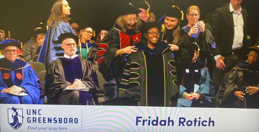 Dr. Fridah Rotich graduating