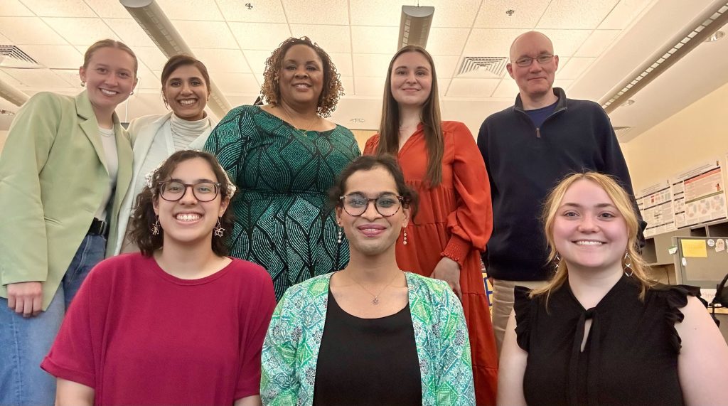 Group photo with Dr. Wilson-Kennedy and Dr. Popova