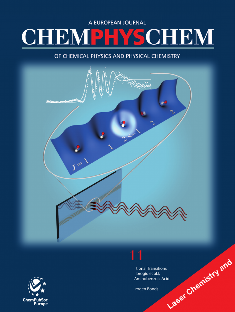 cover of CHEMPHYSCHEM, a European journal of chemical physics and physical chemistry