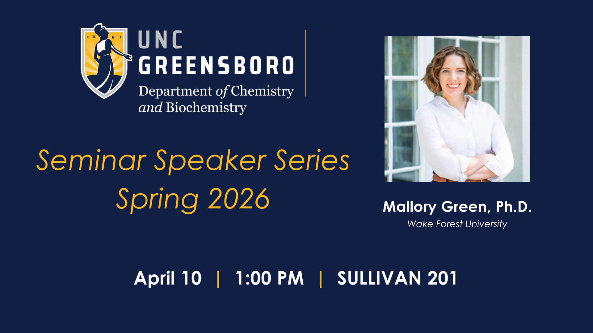 featured image for Dr. Mallory Green's talk on APril 10, 2026